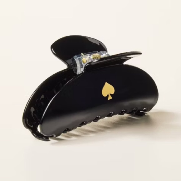 Set of 2: Kate Spade x Target Black Hair Claw Clip + 2 Bow Barrettes, NWT - Picture 4 of 6